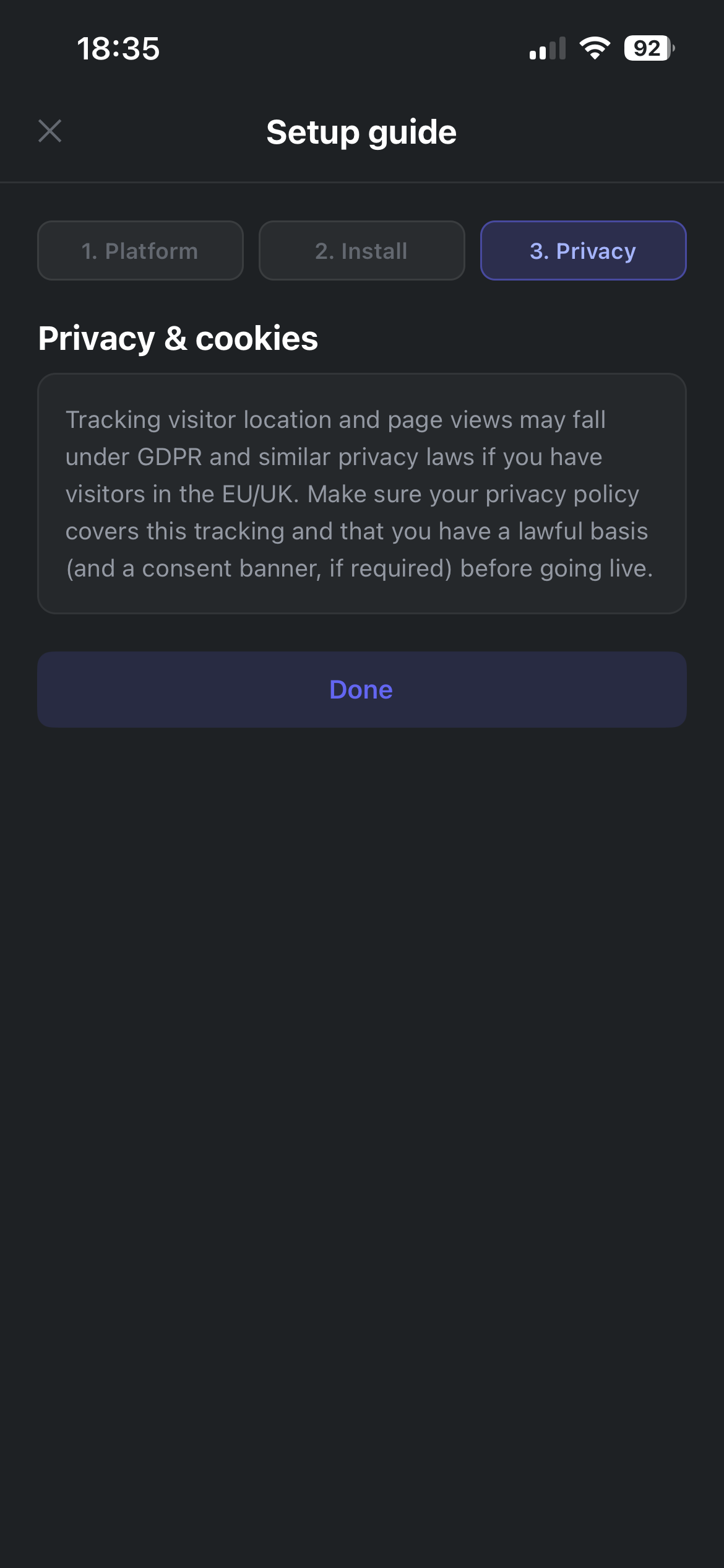 Privacy First