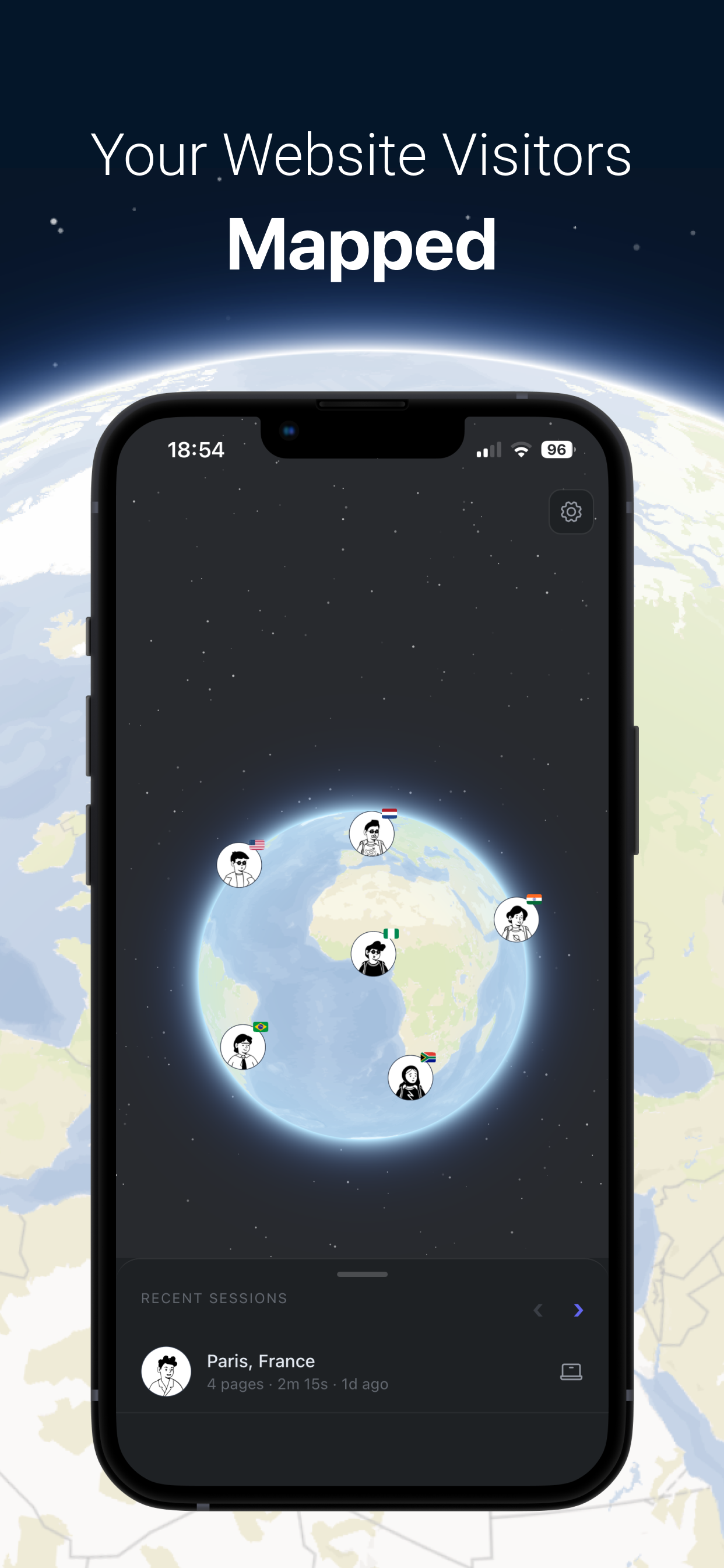 Your Website Visitors Mapped