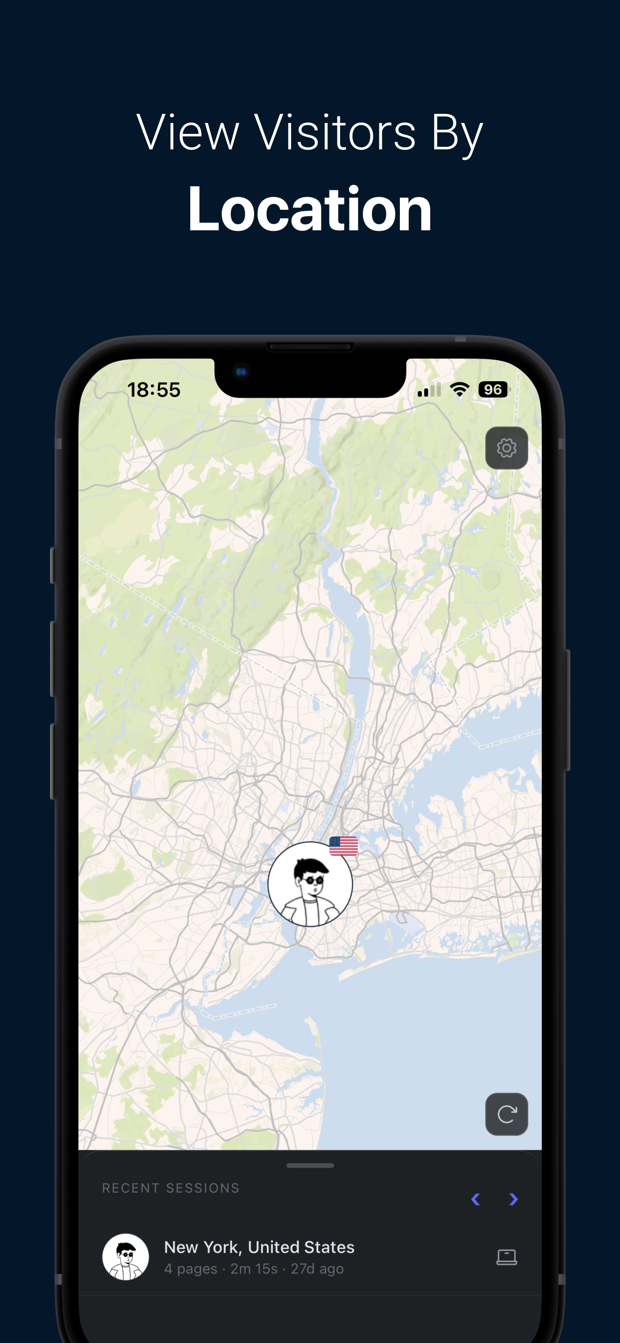 View Visitors By Location