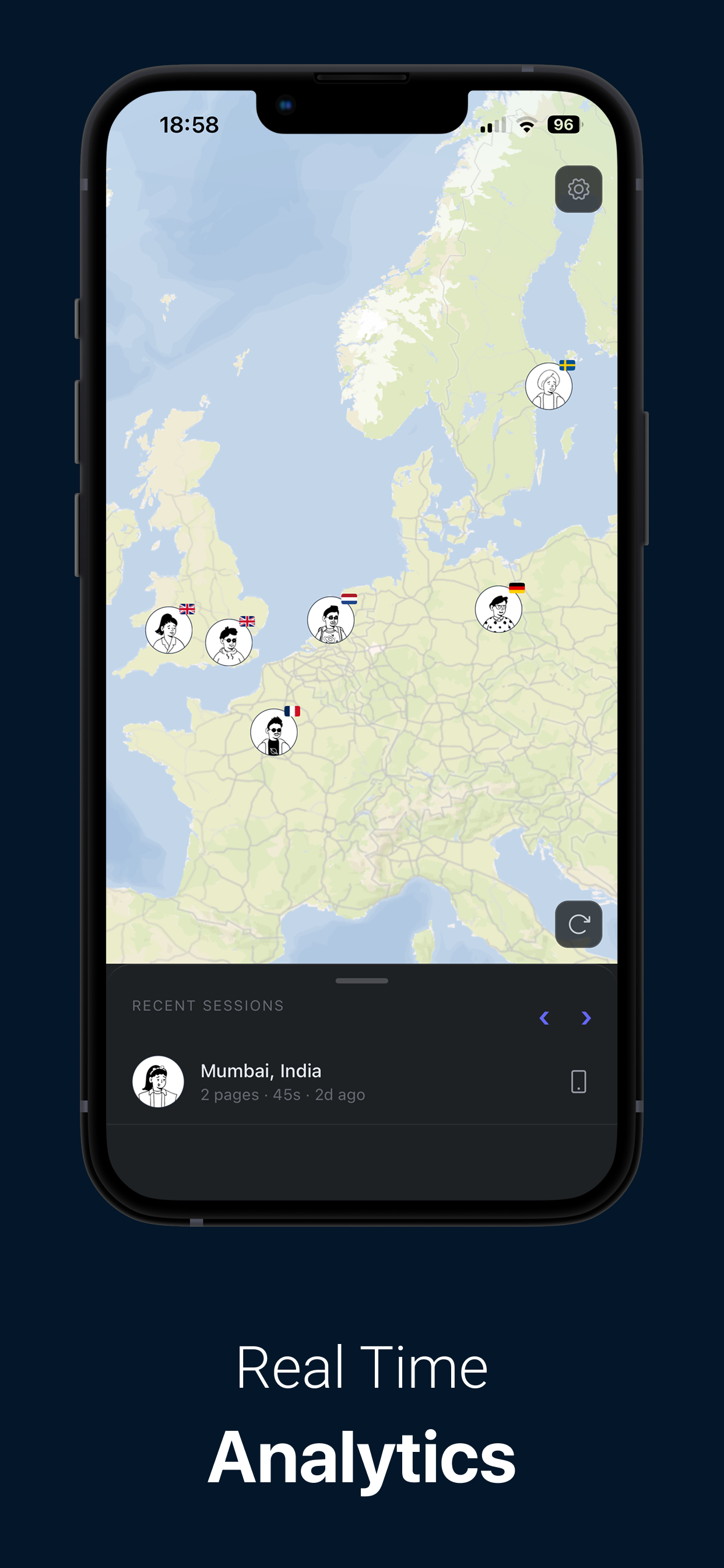 View Visitor Data: Date, Time and Page